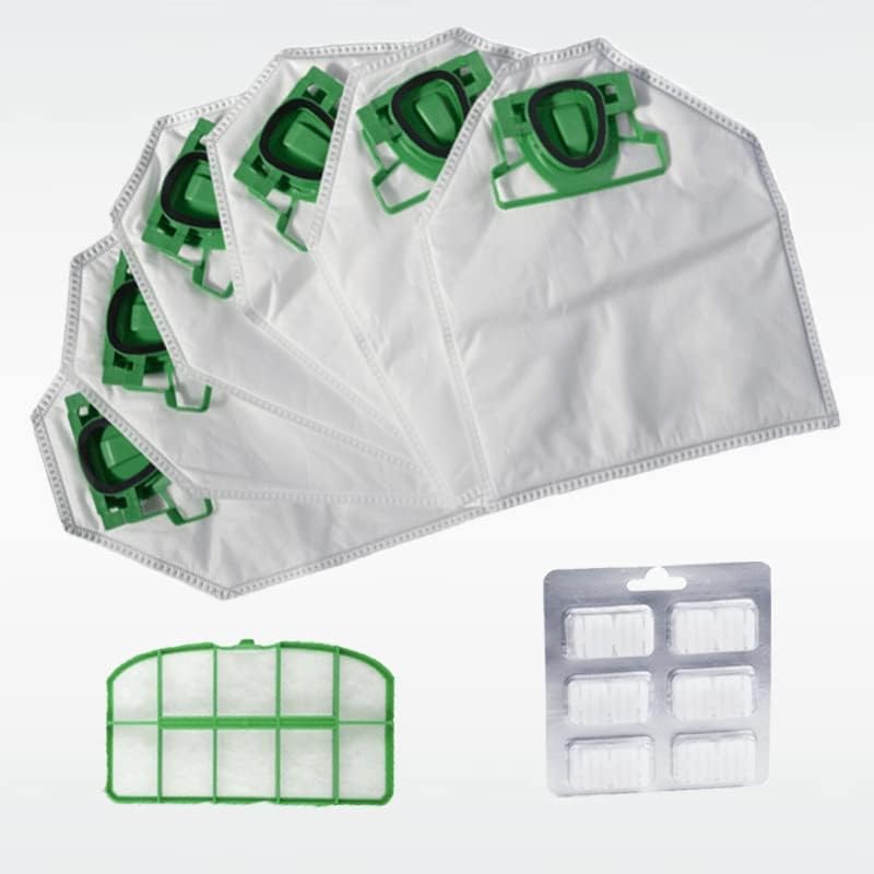 Ricambi folletto Kit Risparmio Ricambi Folletto Compatibili VK200 VK220S 6 Sacchetti 6 Profumi 1 Filtri Griglia Motore