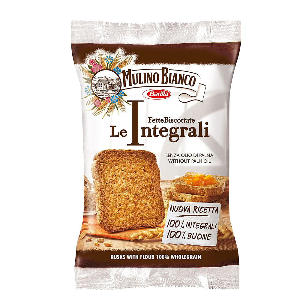 Mulino Bianco Fette Biscottate le Integrali - Pacco da 100 Pezzi (1700 gr)
