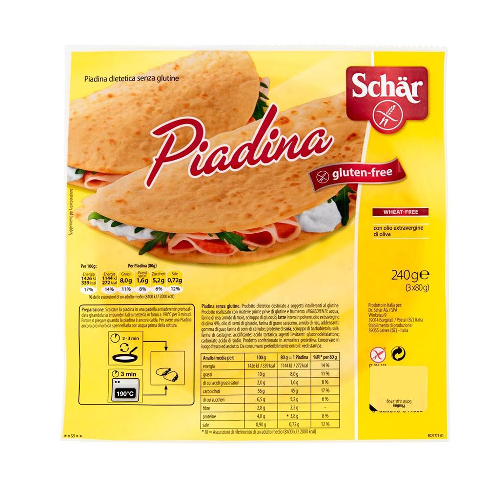 Schär Piadina senza Glutine, 240g