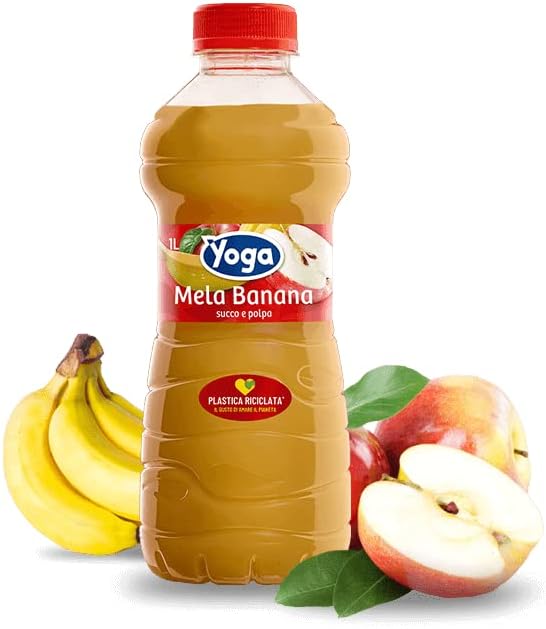 Yoga Succo di Frutta e Polpa al Gusto di Mela e Banana 1L