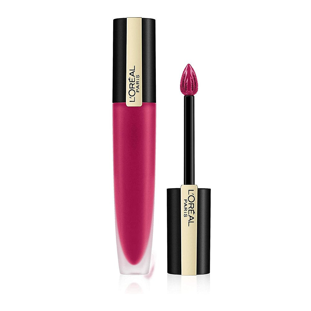 L'Oréal Paris Tinta Labbra Rouge Signature Empowereds, a Lunga Tenuta, Formula Leggera e Finish Extra Matte, 140 Desired, 8,5 ml