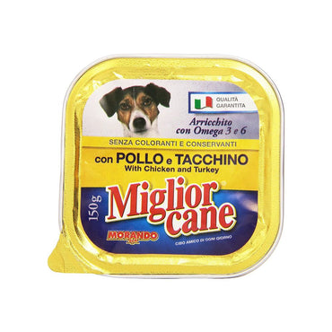 Miglior Cane - Alimento Completo Per Cani, Con Pollo E Tacchino - 150 g