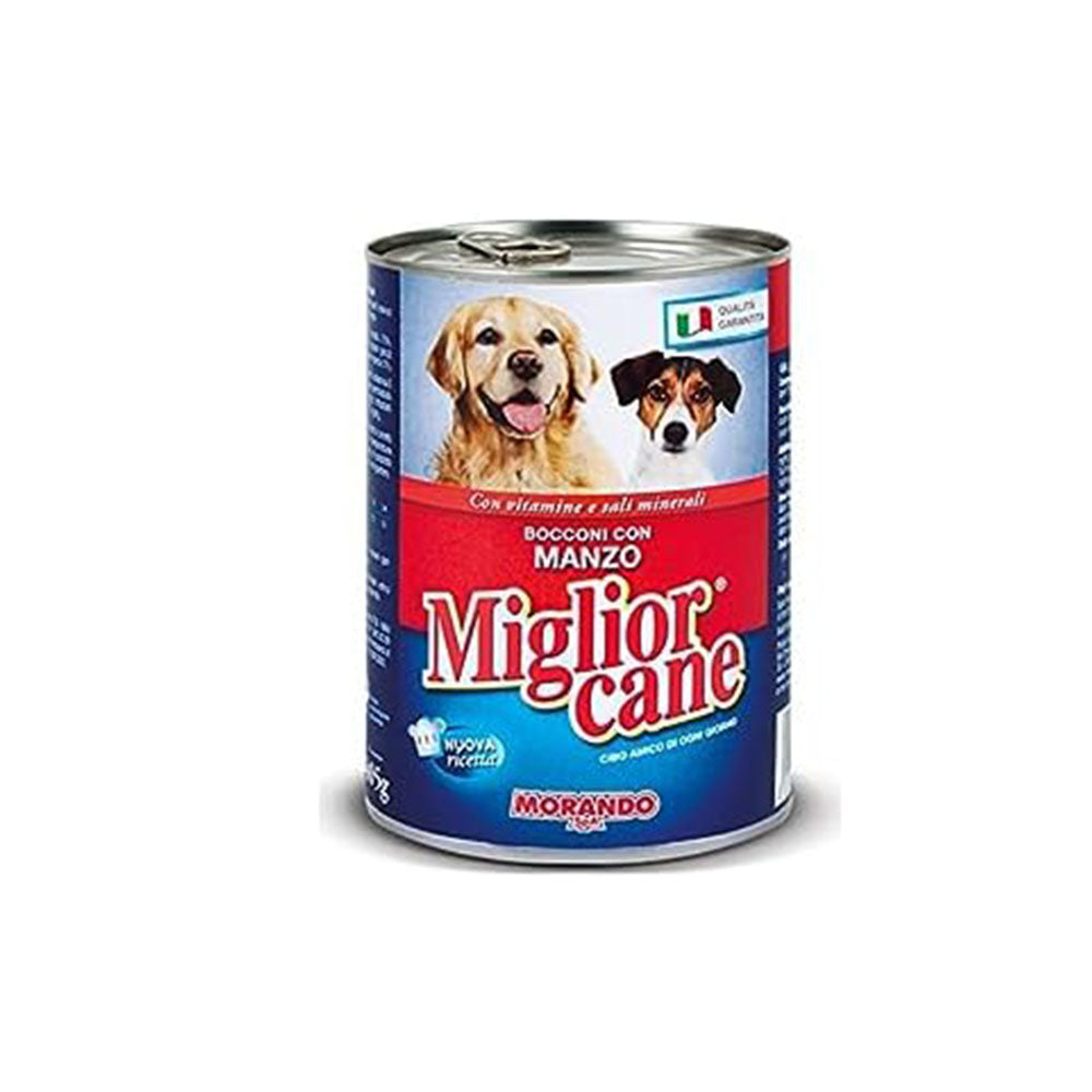 Migliorcane Set 24 MIGLIOR Cane Bocconcini Manzo 400 Gr Alimento per Cani