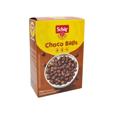 Schar Choco Balls Croccanti Cereali al Cacao Senza Glutine e Lattosio (Gluten and Lactose Free) 250g