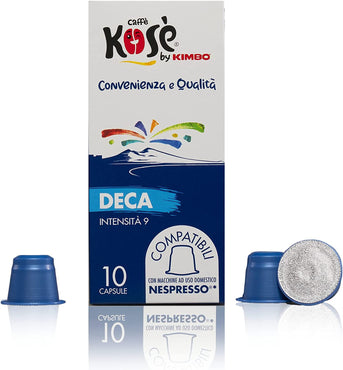 Kosè By Kimbo Decaffeinato – Capsule Compatibili Nespresso Original SPEDIZIONE GRATUITA