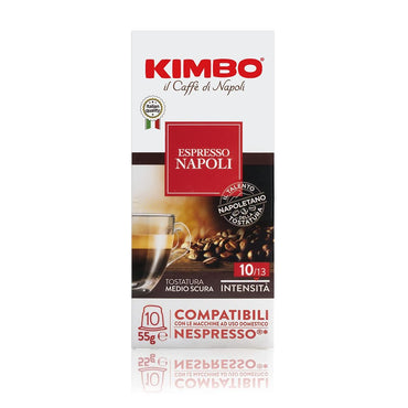 CAFFE KIMBO CAPSULE MISCELA NAPOLI COMPATIBILI NESPRESSO® SPEDIZIONE GRATUITA