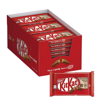 KITKAT Snack di Wafer ricoperto di Cioccolato 41.5 g - Confezione da 24 tavolette SPEDIZIONE GRATUITA