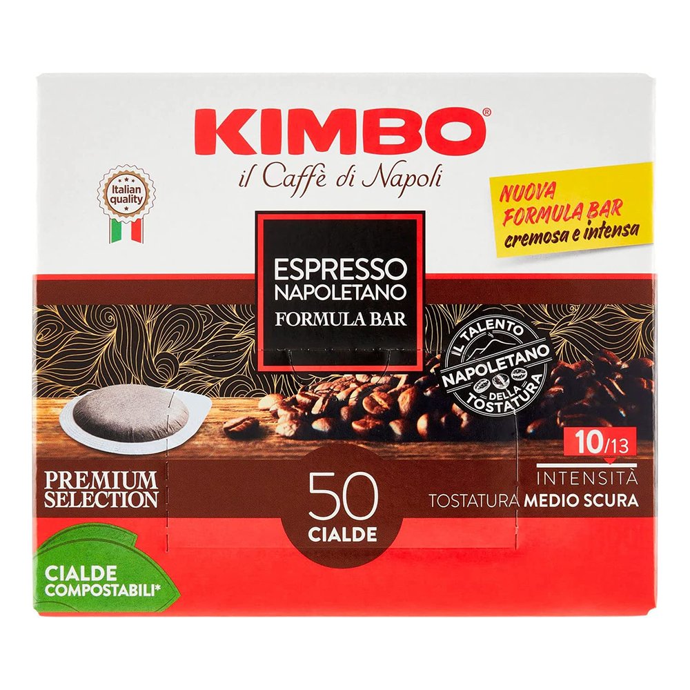 Kimbo Caffe' CIALDE CAFFE MISCELA ESPRESSO NAPOLETANO ESE 44MM SPEDIZIONE GRATUITA