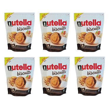 Confezioni NUTELLA BISCUITS, biscotti croccanti  NUTELLA FERRERO da 304gr SPEDIZIONE GRATUITA