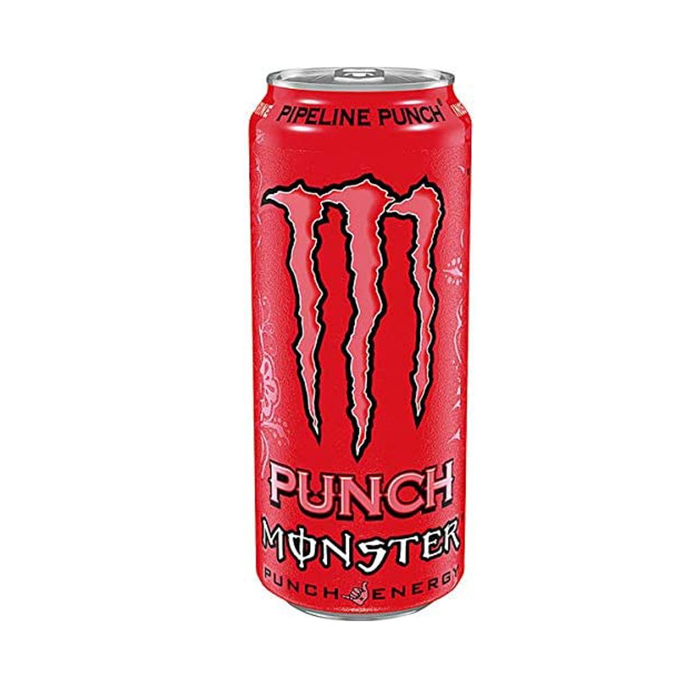 Monster Energy Pipeline Punch – Lattine da 500 ml, Energy Juice con Taurina, L-carnitina, Inositolo e Vitamine del Gruppo B, Bevanda Energetica dal Gusto di Frutto della Passione, Arancia e Guava SPEDIZIONE GRATUITA